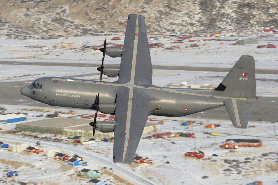 Hercules-fly skal transportere donationer