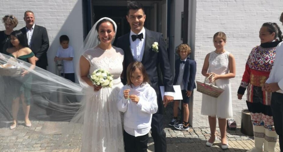 Julie og Minik sagde ja til hinanden