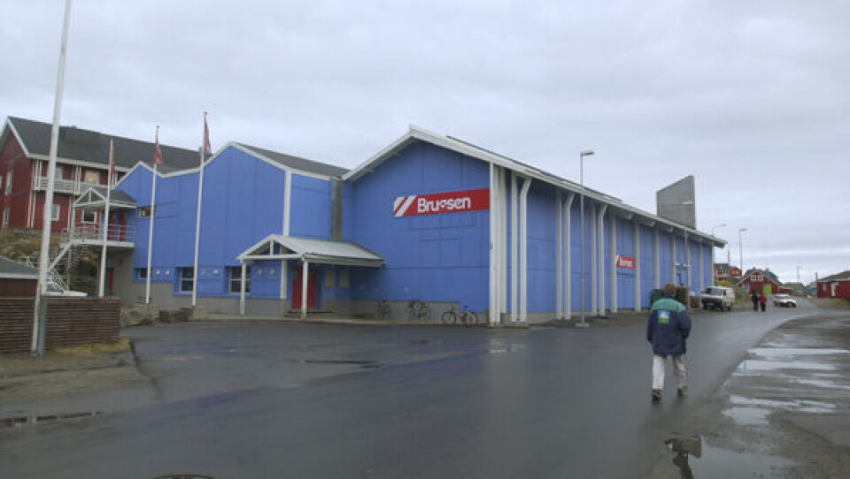 Arbejdstilsynet og politiet undersøger nu arbejdsulykken i Brugsen Maniitsoq. Foto: Leiff Josefsen