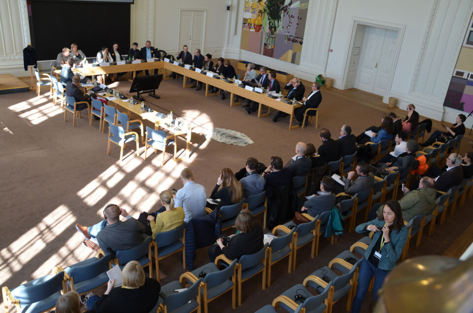 Høringen foregik i Landstingssalen på Christiansborg