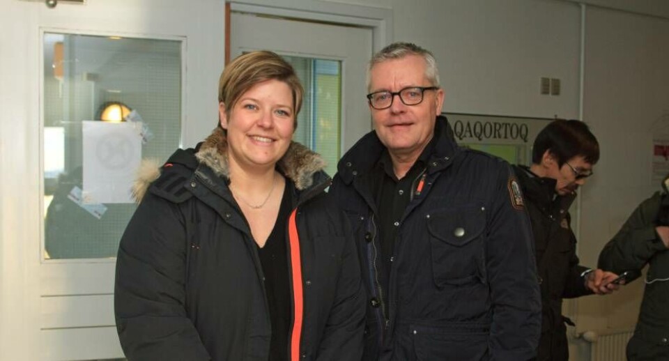 Ditte Sorknæs og Lars Berg