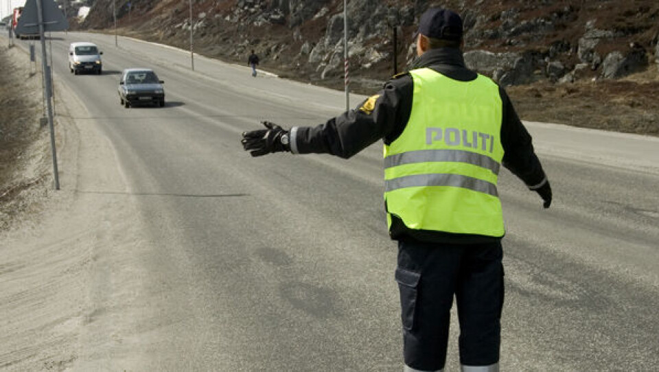 KNR viser ”Politistationen”, som er TV3+’s serie om politiets arbejde. Det første afsnit fra Nuuk bliver sendt torsdag den 5. maj. Foto: Leiff Josefsen