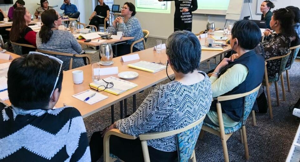 På et seminar for fagfolk i Aasiaat fortalte blandt andet om psykisk vold Kattunneq