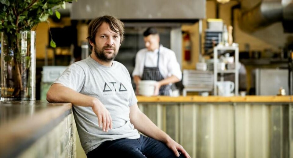 Her ses René Redzepi, der er køkkenchef på Noma, hvor han også er medejer sammen med blandt andre kokken Claus Meyer.