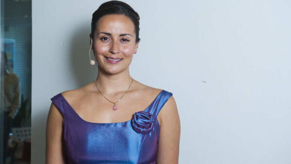 - Jeg har det virkelig dejligt med, at tvillingerne har fået grønlandske mellemnavne, siger Julie Berthelsen. Foto: Leiff Josefsen