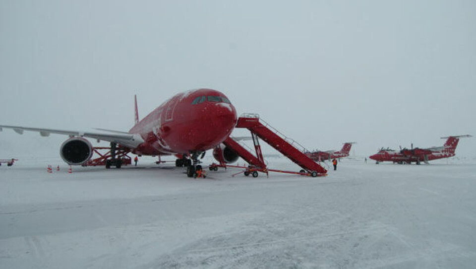 Den laveste temperatur er foreløbig blevet målt i Kangerlussuaq. Foto: Leiff Josefsen