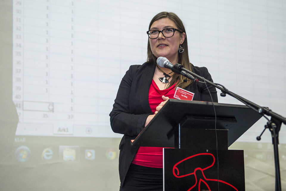 Sara Olsvig stillede op for Inuit Ataqatigiit ved folketingsvalget i 2011. Nu er hun formand for partiet