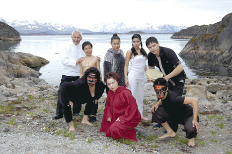 I weekenden viser Uajii Theatre teaterstykket 'Uajii' i katuaq.