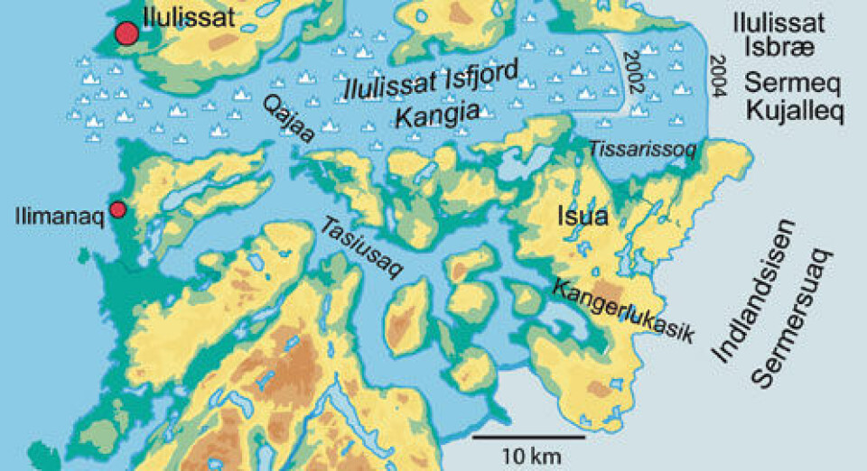 Ilulissat isfjord kan være en lumsk arbejdsplads.