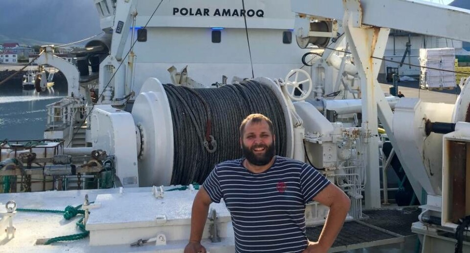 Geir F. Zoega er skipper på Polar Amaroq og har været med siden starten på makrelfiskeriet vedGrønland.