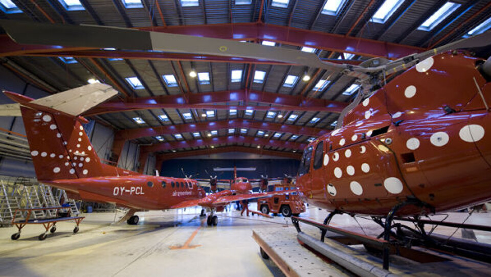 Air Greenlands hangar i Nuuk