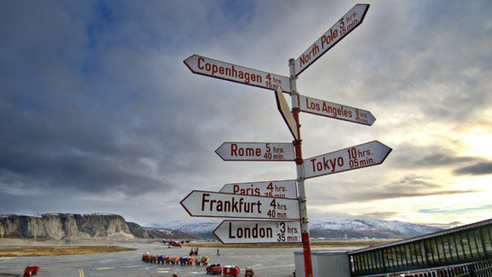 Klimaforandringerne ses tydeligt i Kangerlussuaq. Foto: Karsten Bidstrup