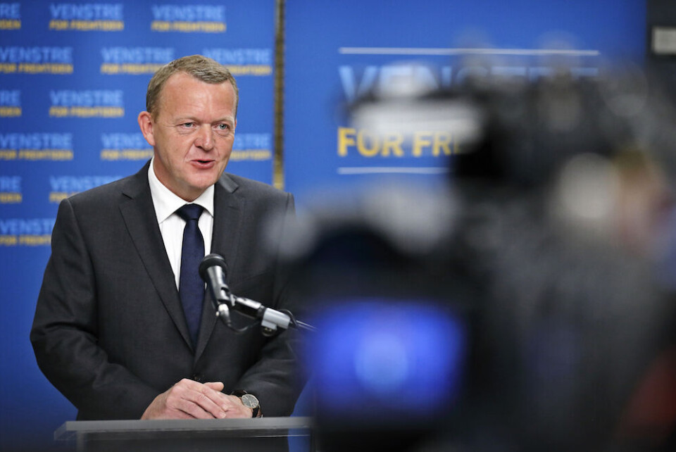 Lars Løkke Rasmussen går solo og danner søndag en ren venstreregering