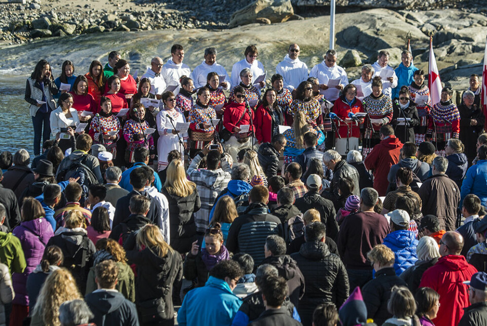 Korsang, nationaldag, Nuuk, 2015