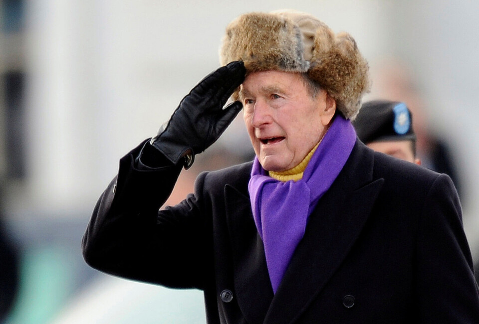 George H.W. Bush var USA's 41. præsident i perioden 1989 til 1993 og var med til at føre stormagten igennem den sidste del af den kolde krig.
