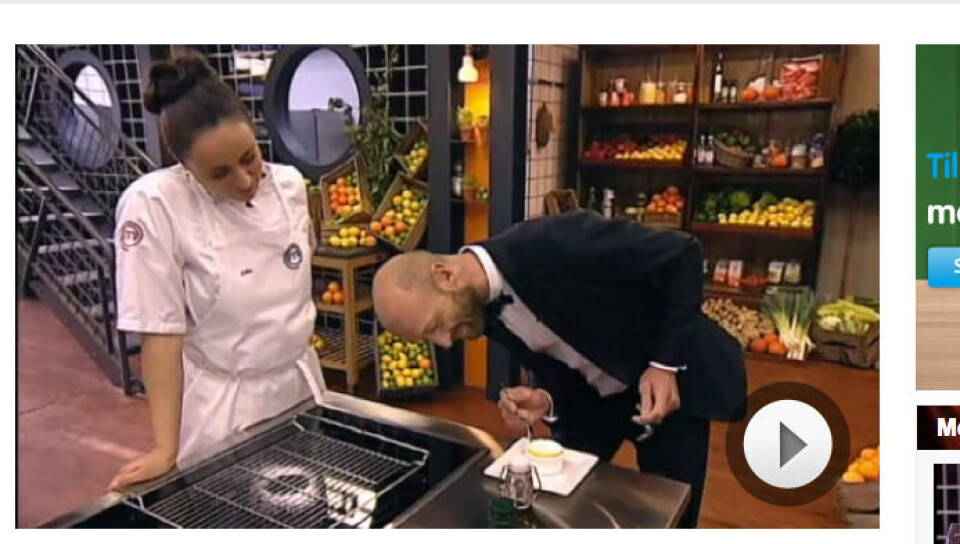 Julie Berthelsen deltog i finalen i konkurrencen Masterchef på TV3. Foto: Screenshot fra TV3s site