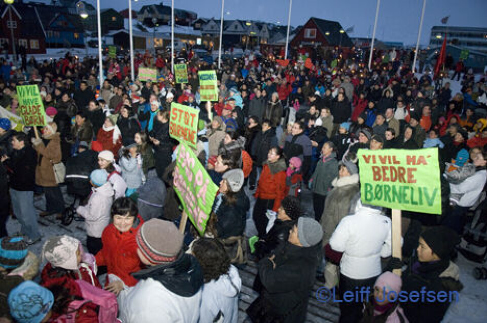 DR-dokumentaren medførte landsdækkende demonstrationer for bedre børneliv.
