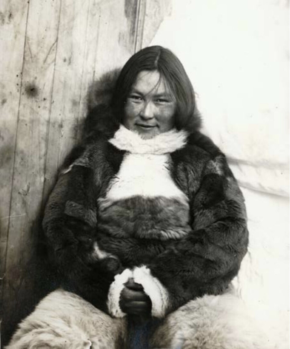 Arnarulúnguaq fotograferet tidligt i 1921 under 5. Thuleekspedition.
