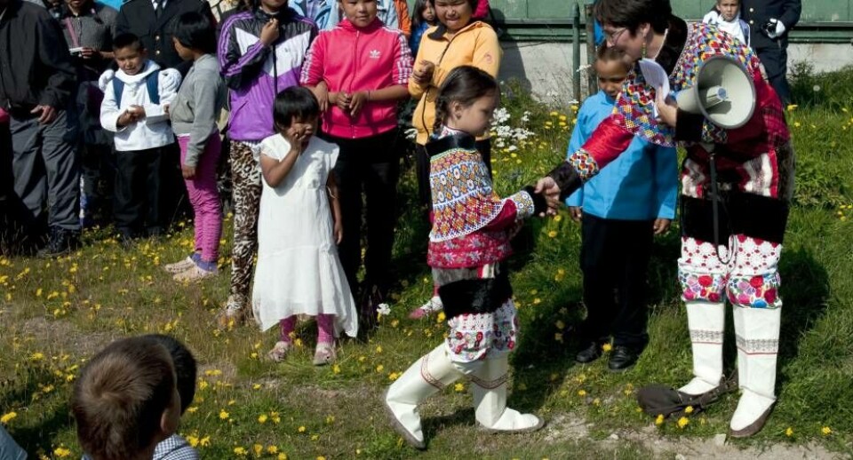 Narsami atuarfiup pisortaa Ivalo Motzfeldt atualertitsisoq