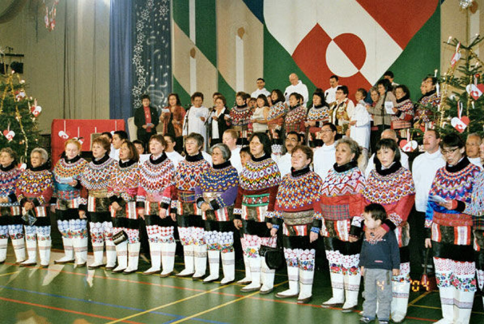 Julehilsenen fra Vejle er en tilbagevendende begivenhed. / This year's Vejle Christmas show is the 33rd time it will be held
