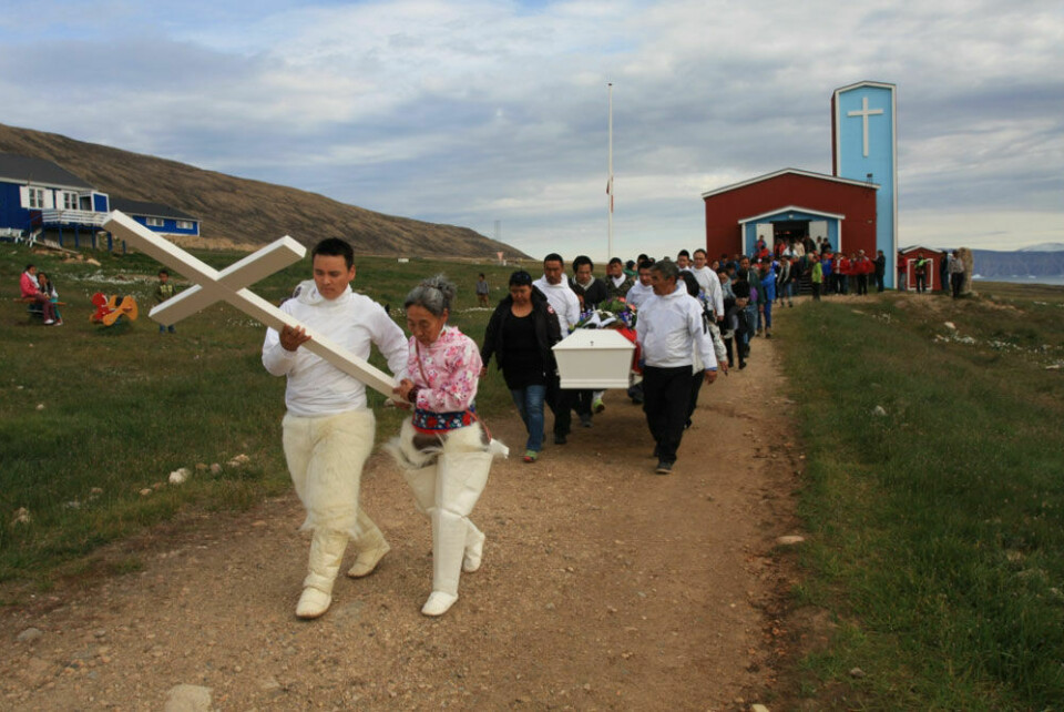 Begravelse i Qaanaaq