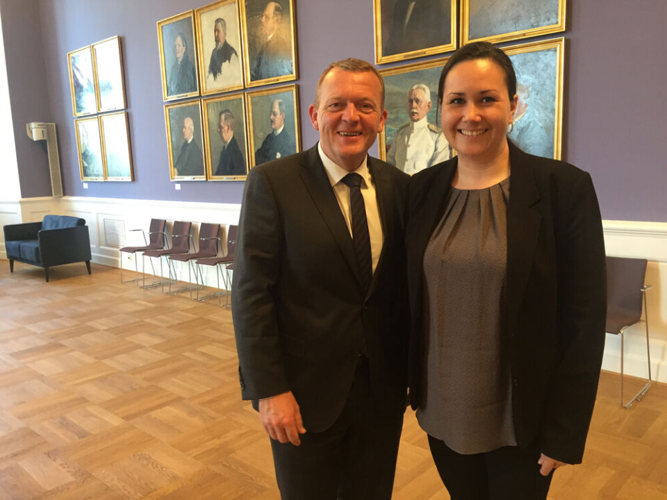 Aaja: - Løkke tager et skridt i den rigtige retning Aaja Chemintz Larsen, Lars Løkke Rasmussen