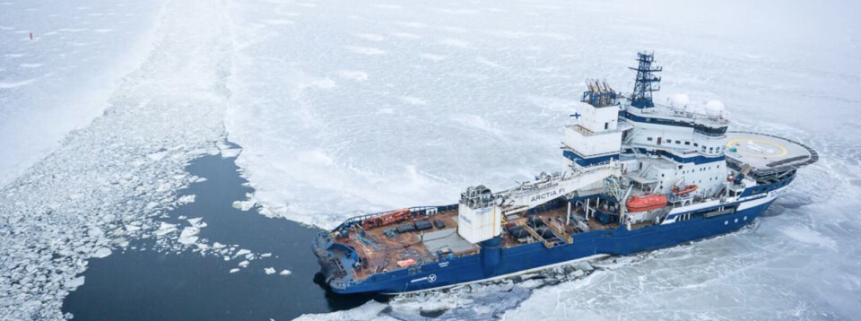 Den finske MSV Nordica ankom lørdag til havnen i Nuuk og satte rekord.