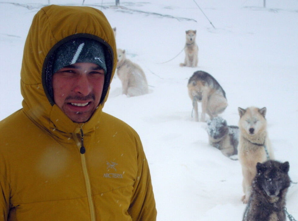 - Jeg har det rigtig dårligt og græder over mine slædehunde. Jeg må blot se på, at når alle de andre deltagere kører afsted, siger Minik Olsvig Svendsen fra Ilulissat, der ellers har trænet meget til Avannaata Qimussersuaq Arne Mølgaard Arne Mølgaard