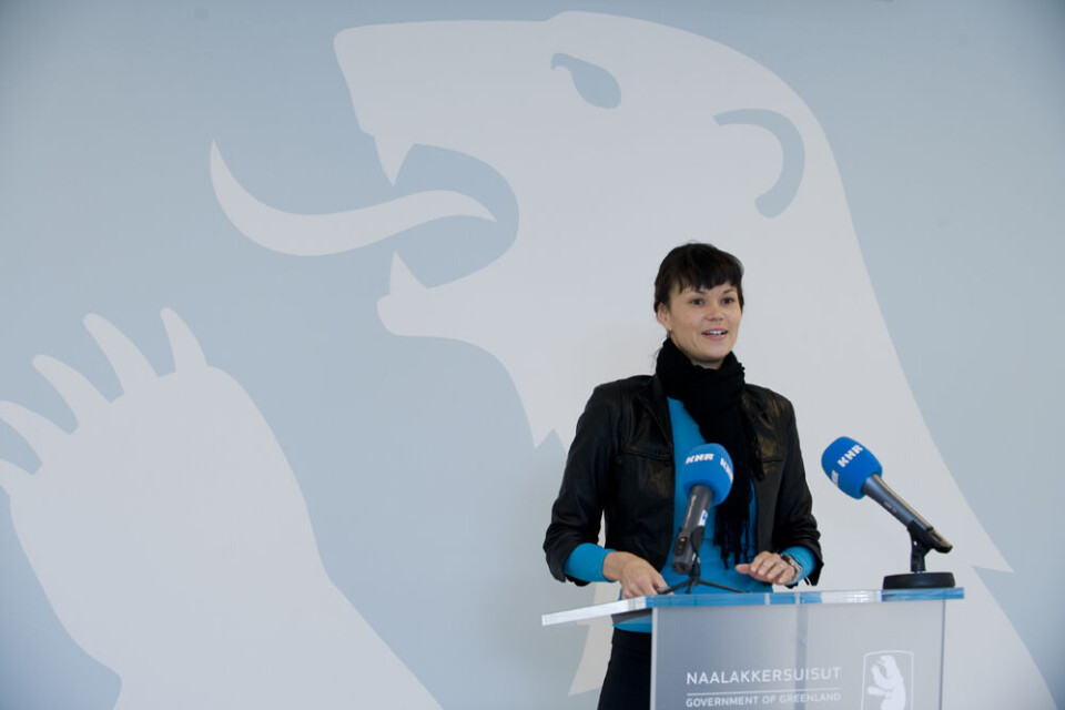 Maliina Abelsen og Ove Karl Berthelsen vil sikre, at Grønland ikke bliver snydt af internationale mineselskaber. Foto: Leiff Josefsen