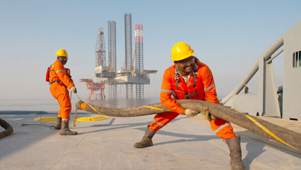 Fremtidens arbejde foregår måske på en boreplatform. Foto: Cairn