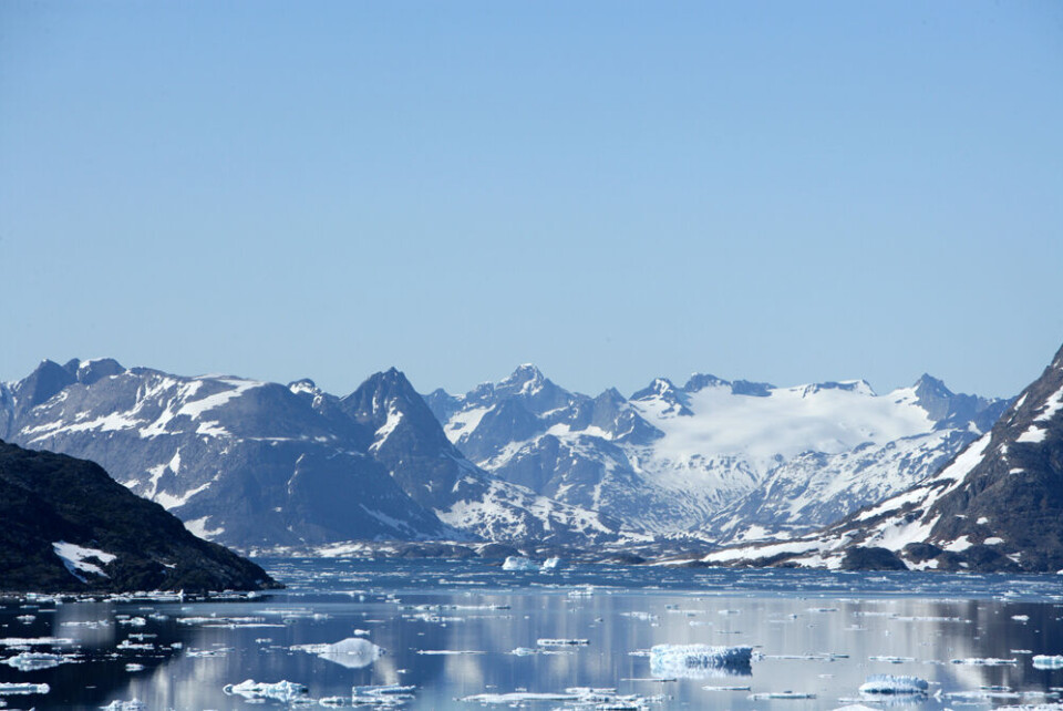 Østgrønland, Kulusuk, bjerge