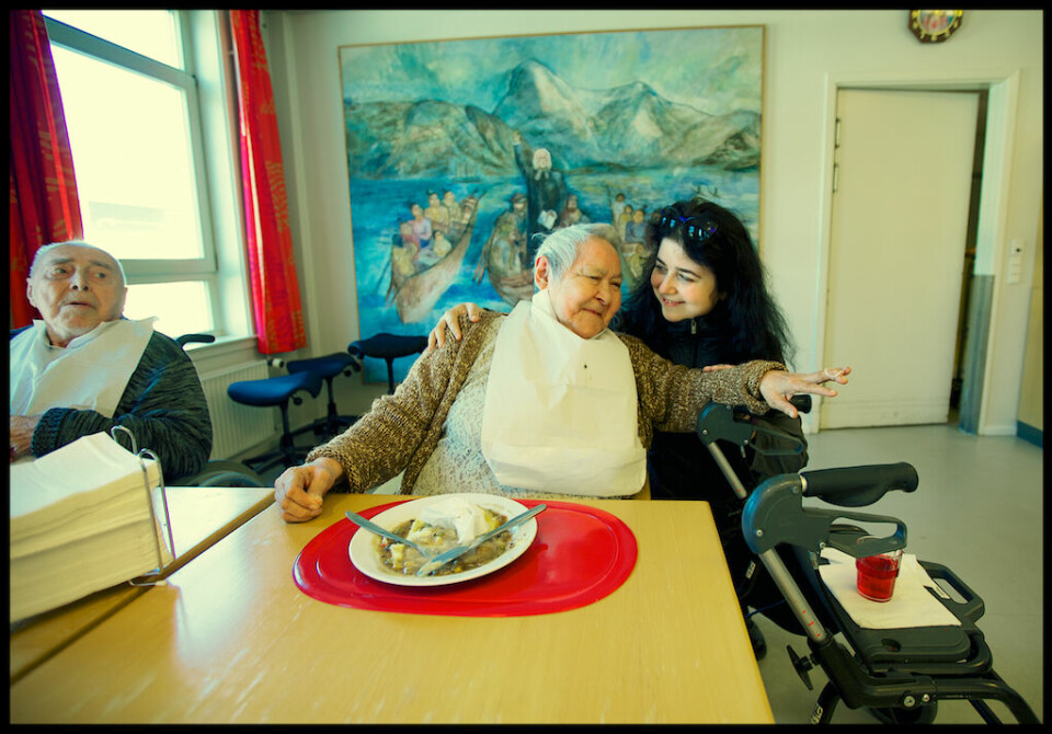 Lera Auerbach på Alderdomshjemmet i Nuuk