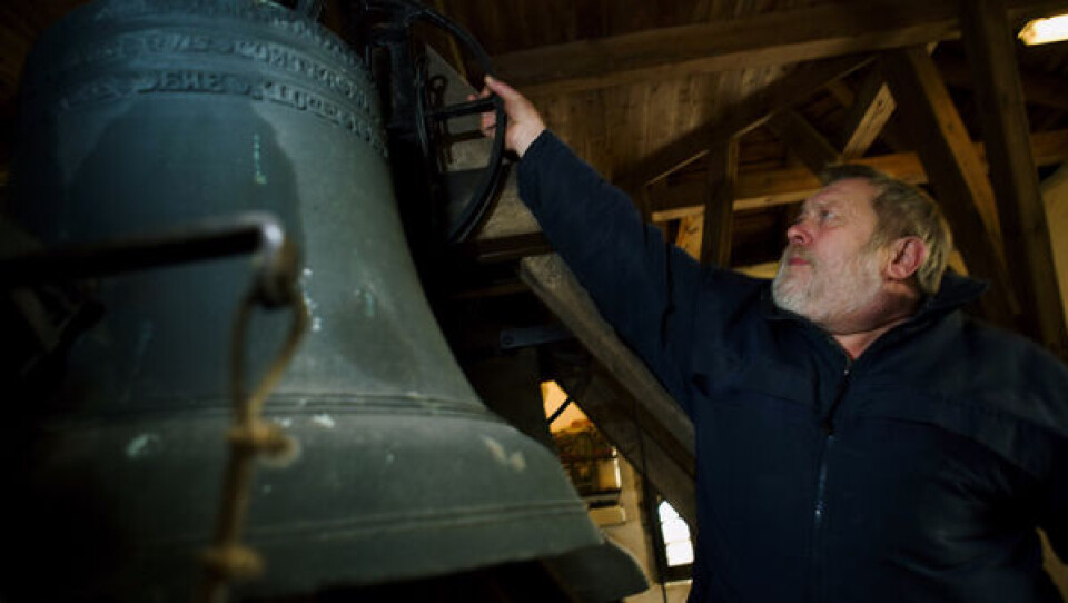 Klima og klokker og kirke hører ikke sammen, mener Jens Morten Hansen, adj. professor i naturfilosofi. Foto: Anders Brohus, Polfoto
