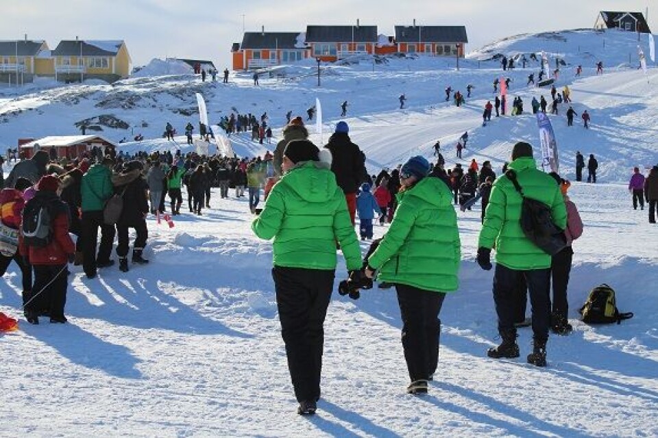 Tre af de frivillige medhjælpere fra Arctic Winter Games 2016 AWG2016John Telling fra Arctic Winter Games AWG2016John Telling og Aviaja Lyberth Lennert AWG2016Tre af de frivillige medhjælpere fra Arctic Winter Games 2016 AWG2016John Telling fra Arctic Winter Games AWG2016John Telling og Aviaja Lyberth Lennert AWG2016Tre af de frivillige medhjælpere fra Arctic Winter Games 2016 AWG2016
