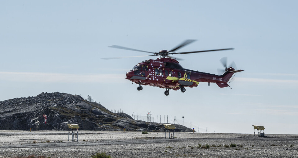Video: Topmoderne SAR-helikopter er nået frem til Nuuk