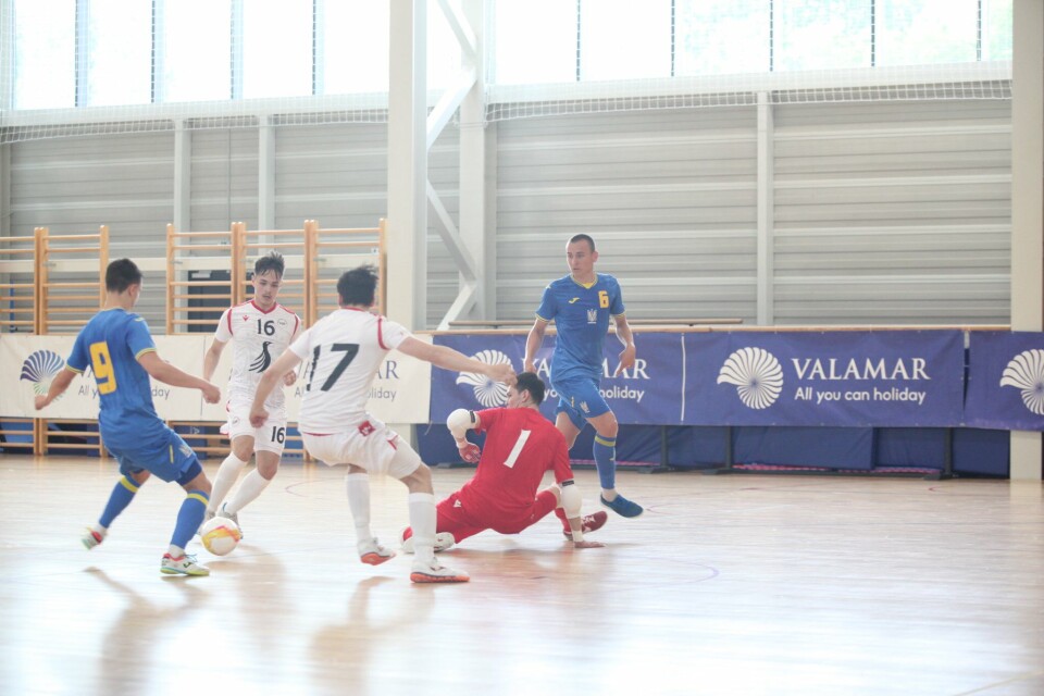 U19-landsholdet tabte 10-1 mod et stærkt ukrainsk hold ved i Kroatien Futsal Week