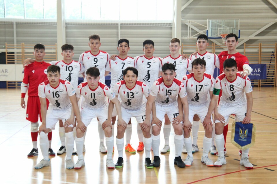 Det grønlandske U19-landshold i futsal