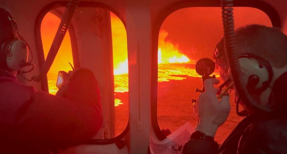 Vulkanudbrud udvikler sig heldigt