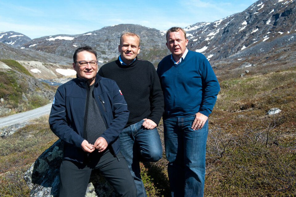 Nu mødes Kuupik Kleist igen med Kaj Leo Johannesen i Thorshavn. Foto: Leif Josefsen