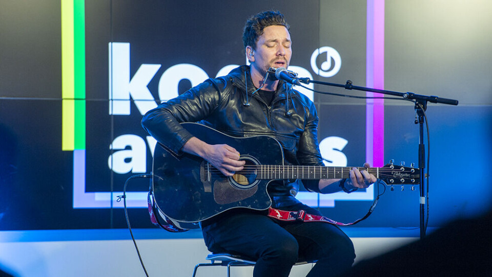 Frederik Elsner ved sidste års prisfest