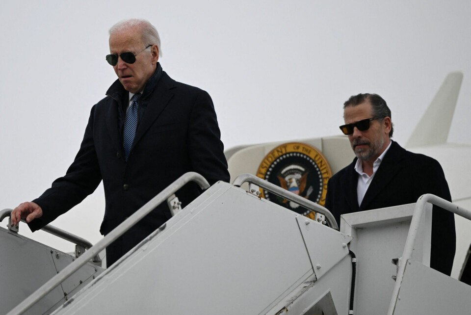 Tiltalerne mod Hunter Biden er de første mod et barn til en siddende præsident i USA. (Arkivfoto).