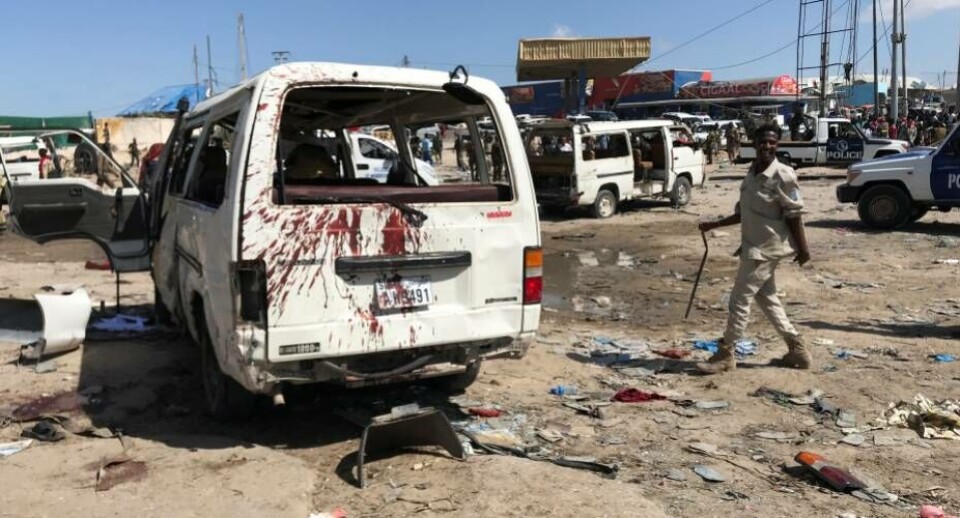 Mindst 76 dræbt ved bombeeksplosion i Mogadishu