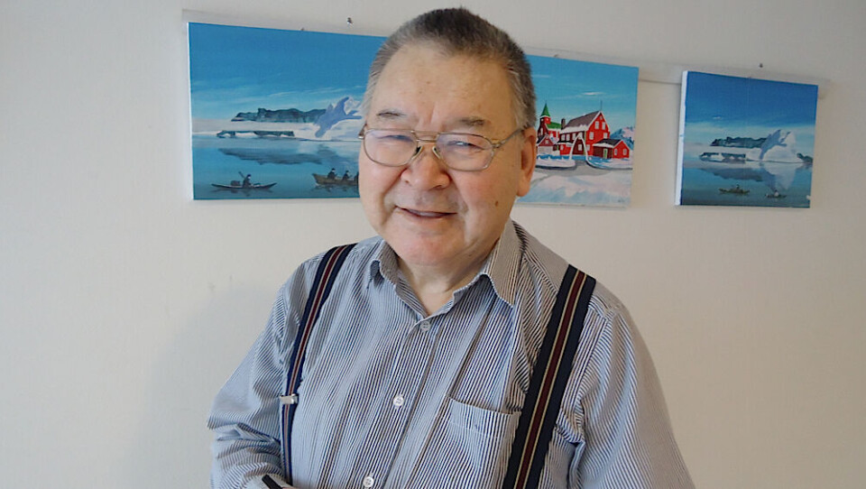 Fra i dag og frem den 8. marts udstiller 75-årige Kristian Lennert fra Sisimiut sine malerier i Taseralik i Sisimiut. Foto: Privat Naturmalerier og malerier, som fortæller om den gamle grønlandske kultur, er hans kendetegn. Foto: Privat Fra i dag og frem den 8. marts udstiller 75-årige Kristian Lennert fra Sisimiut sine malerier i Taseralik i Sisimiut. Foto: Privat Naturmalerier og malerier, som fortæller om den gamle grønlandske kultur, er hans kendetegn. Foto: Privat Fra i dag og frem den 8. marts udstiller 75-årige Kristian Lennert fra Sisimiut sine malerier i Taseralik i Sisimiut. Foto: Privat Naturmalerier og malerier, som fortæller om den gamle grønlandske kultur, er hans kendetegn. Foto: Privat