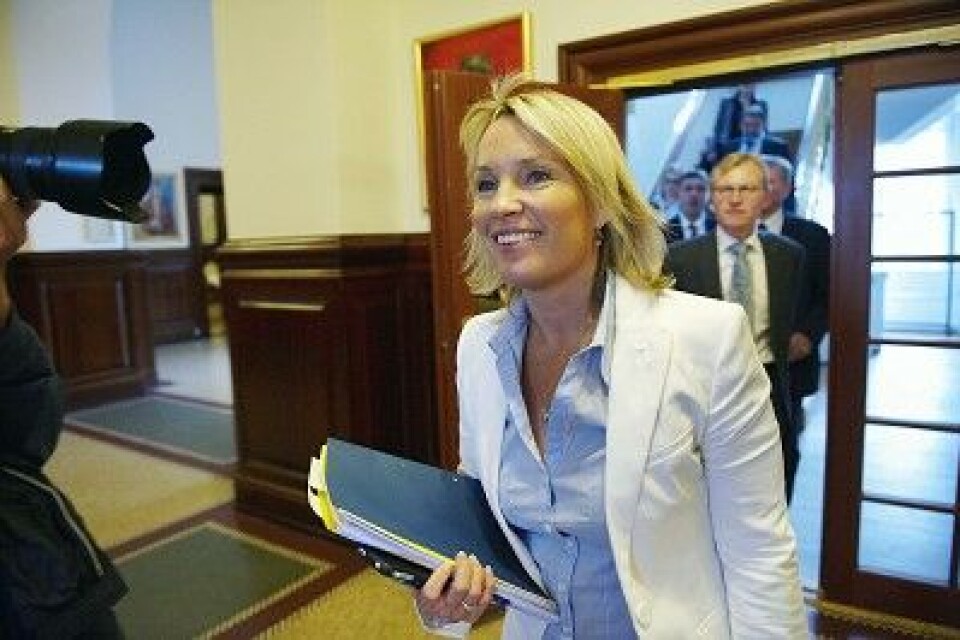 Oprøret ulmer. Lene Espersen kan hurtigt blive fortid som konservatid leder. Foto: Jens Dige/Polfoto