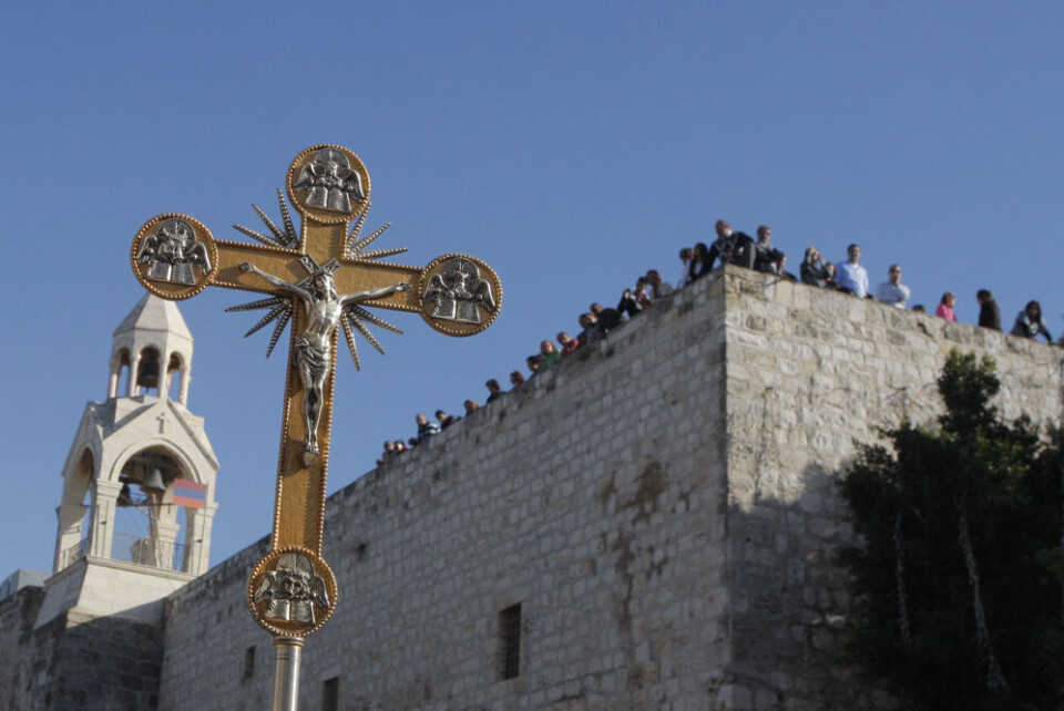 Selv om der intet nyt er i, at Betlehem - byen hvor Jesus angiveligt blev født - gør klar til at fejre julen, er stemningen i år anderledes og håbet større. Foto: Nasser Shiyoukhi/Polfoto