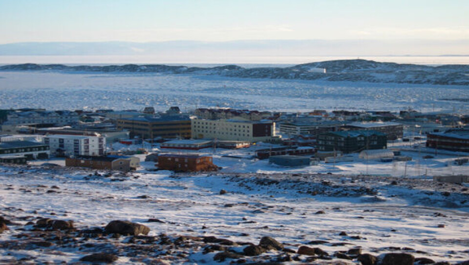 Siden 2001 har der ikke været en fast rute mellem Nunavuts hovedstad Iqaluit og Grønland. Foto: Polfoto/Beth Duff Brown