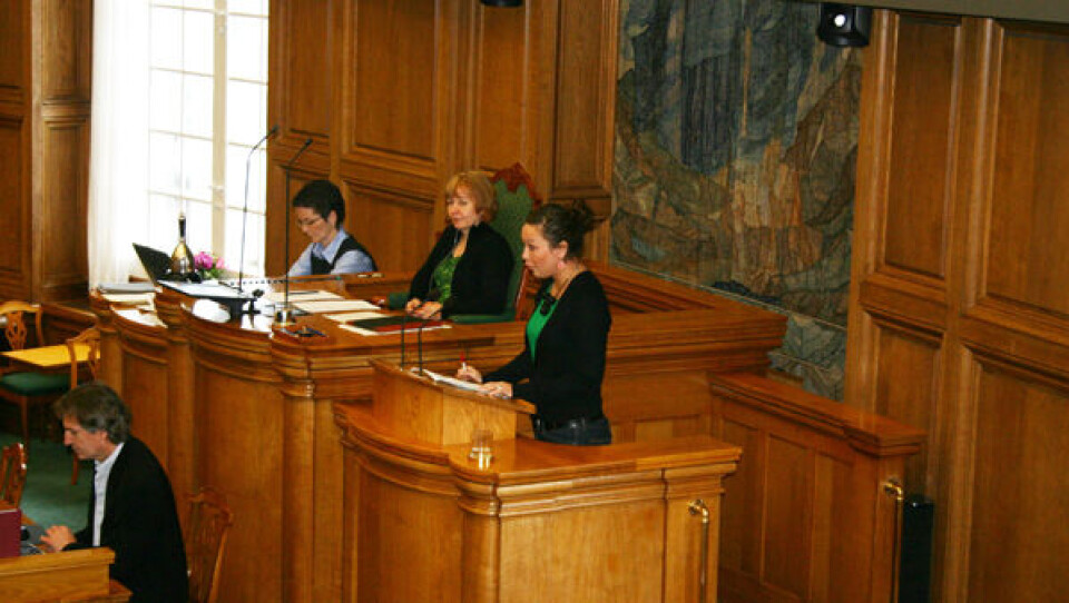 Juliane Henningsen - medlem af både Inatsisartut og Folketinget – er klar til igen at indtage talerstolen i det danske parlament. Foto: Chr. Schultz-Lorentzen.