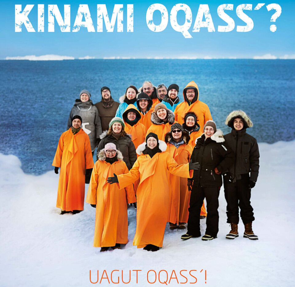 Kinami oqass´? Uagut oqass´!-kampagnens plakat