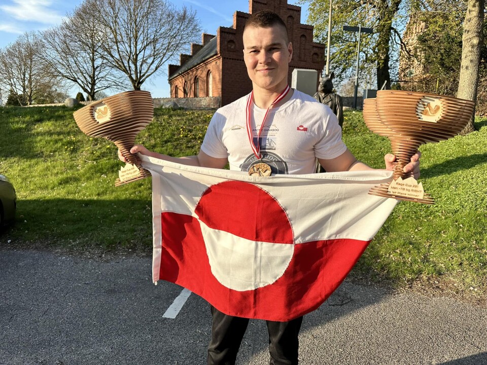 Mikkel Andersen skal lægge arm med europæiske armbrydere fredag og lørdag. Arkivfoto.