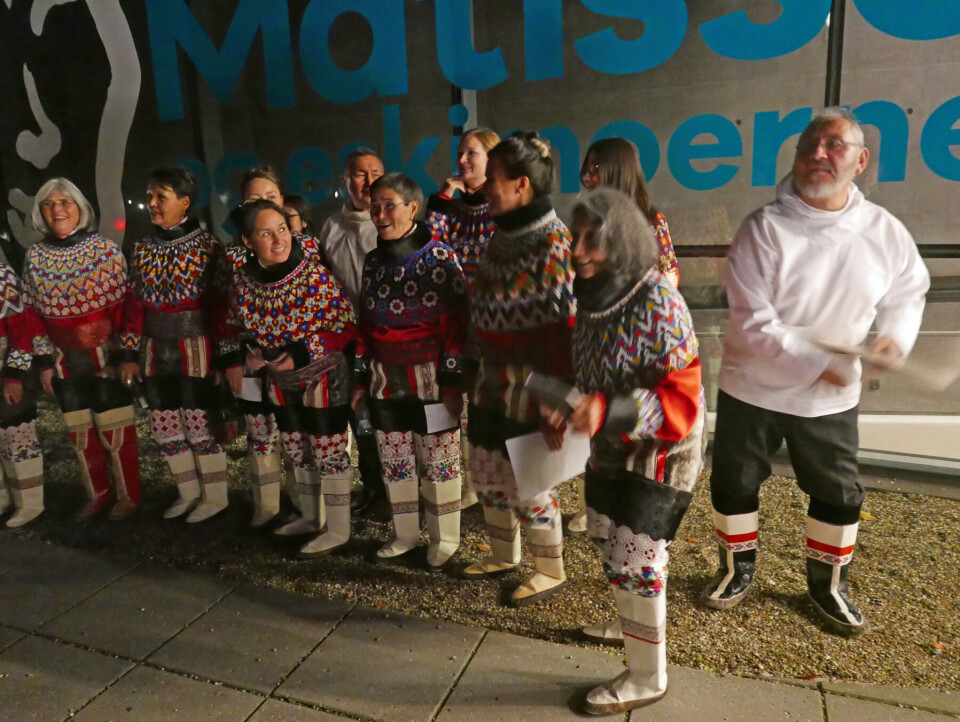 Avaat-koret fotograferet under en tidligere koncert